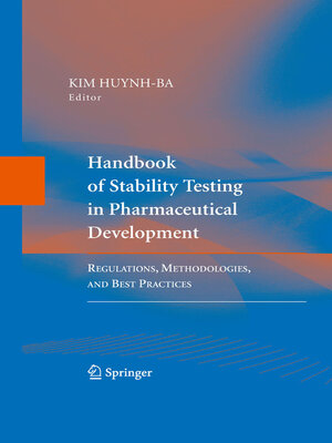 cover image of Handbook of Stability Testing in Pharmaceutical Development